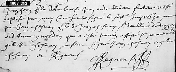 Bapt&ecirc;me Jean H&eacute;on