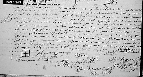 Mariage Robert H&eacute;on